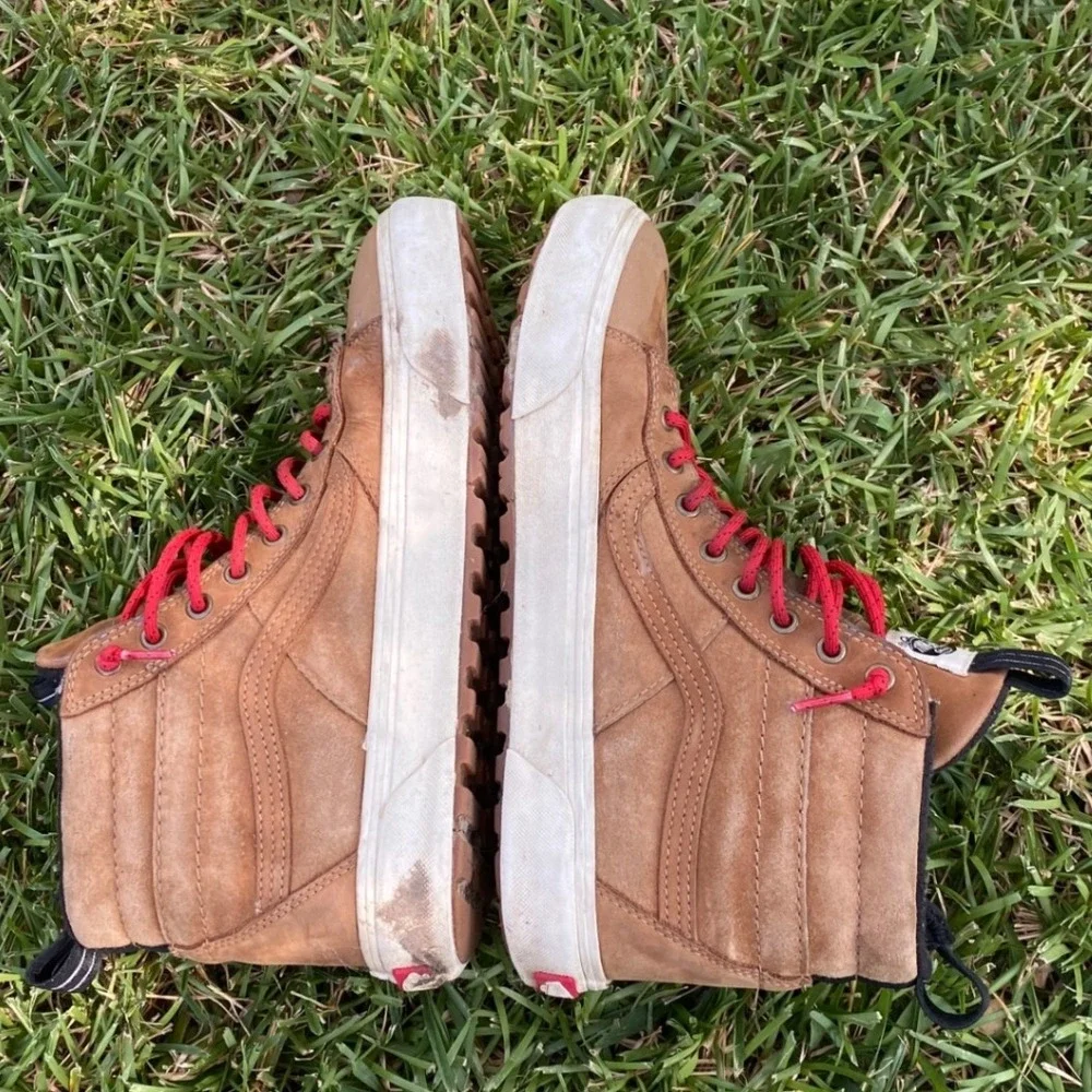 Vans Sk8-Hi MTE-2 Brown Suede Waterproof Primaloft Winter Boots Mens 11